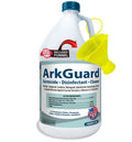 ArkGuard Kennel Disinfectant Case of 4 Gallons with Transfer Funnel