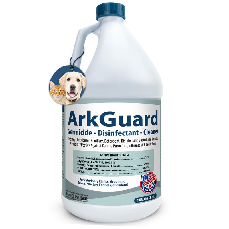 ArkGuard Kennel Disinfectant, Cleaner & Deodorizer - Gallon Concentrate