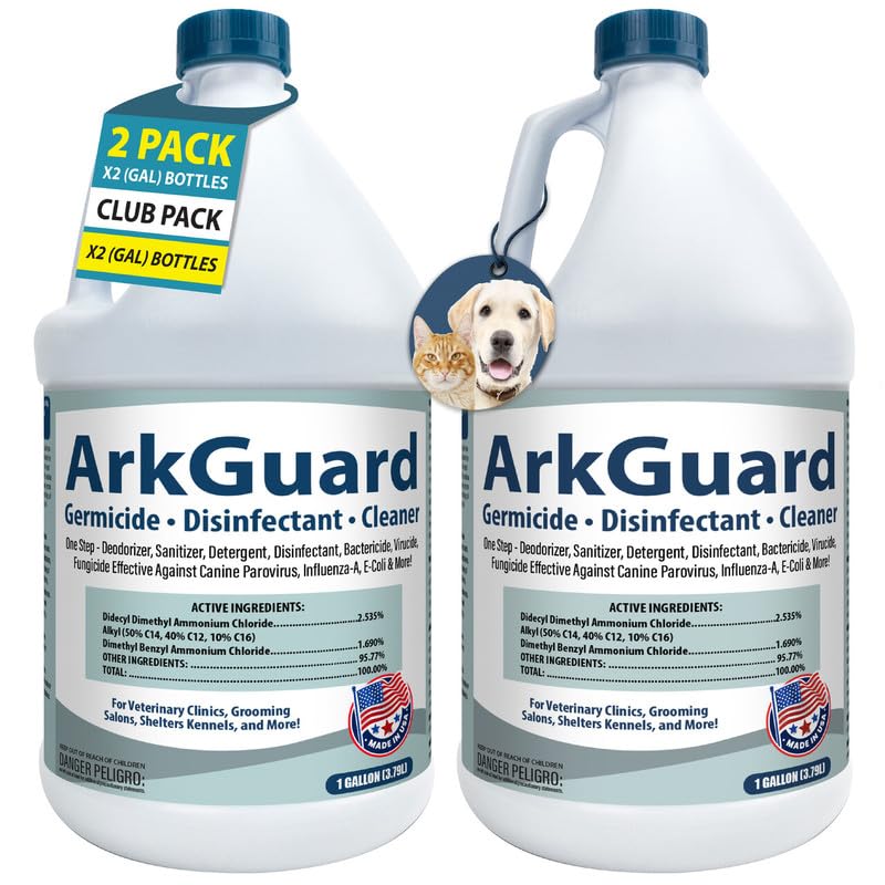 ArkGuard Kennel Disinfectant, Cleaner & Deodorizer - Gallon Concentrate