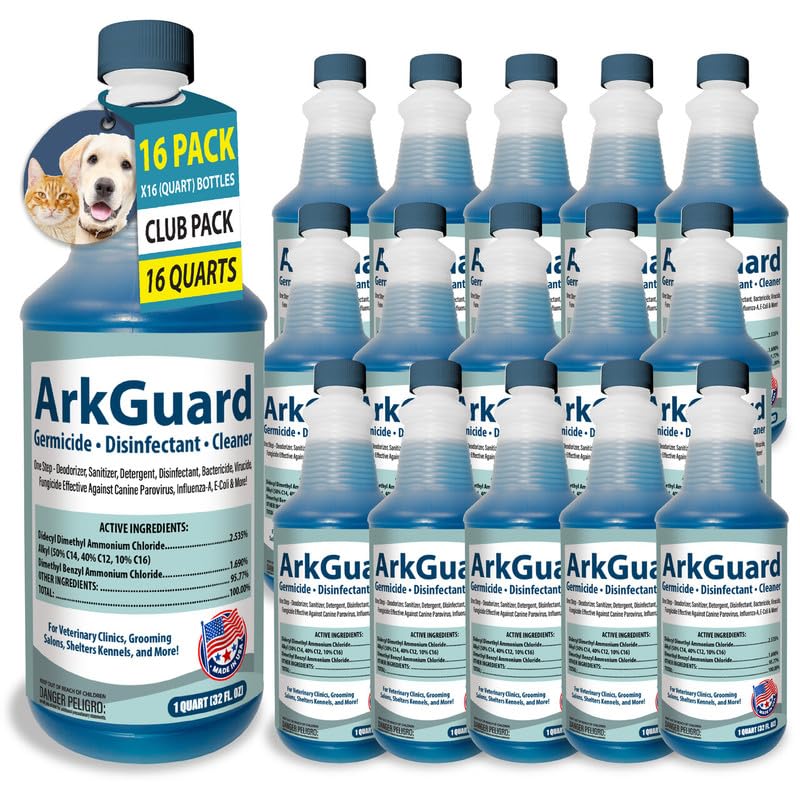 ArkGuard Kennel Disinfectant, Cleaner & Deodorizer - Quart Concentrate