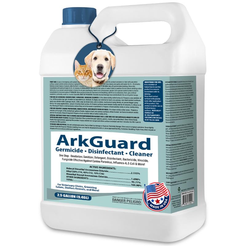ArkGuard Kennel Disinfectant, Cleaner & Deodorizer - Gallon Concentrate