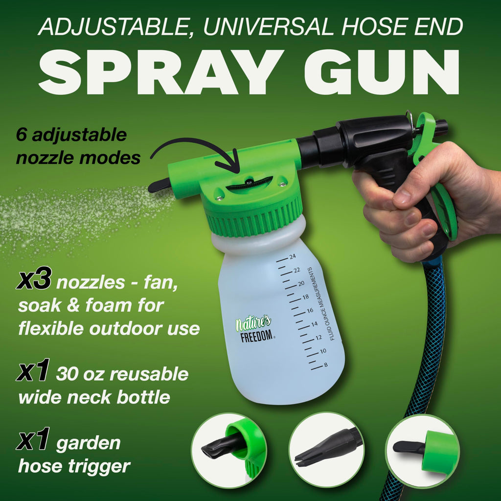 ArkGuard Kennel Disinfectant Case of 4 Gallons with Hose End Sprayer