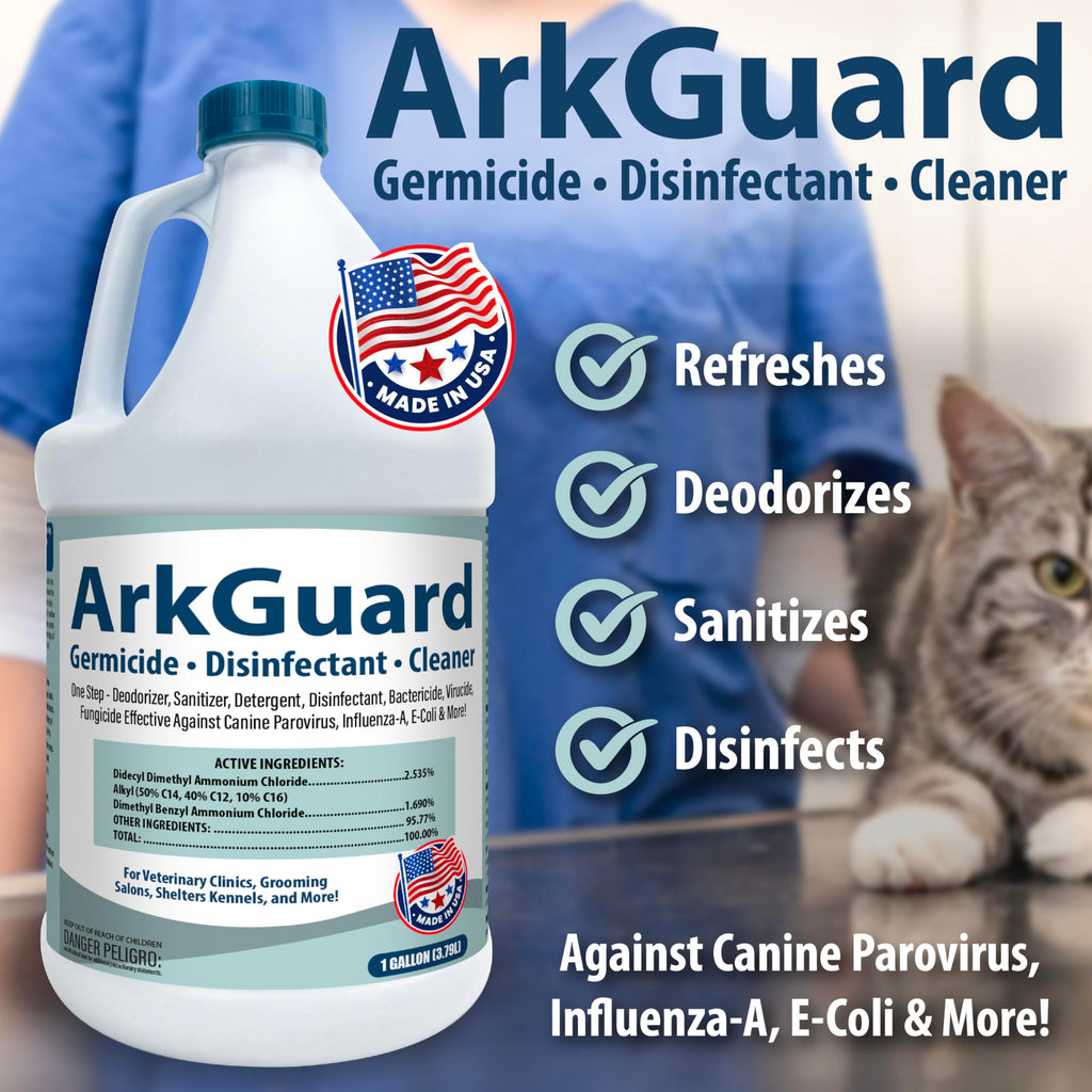 ArkGuard Kennel Disinfectant Gallon with Pump Sprayer