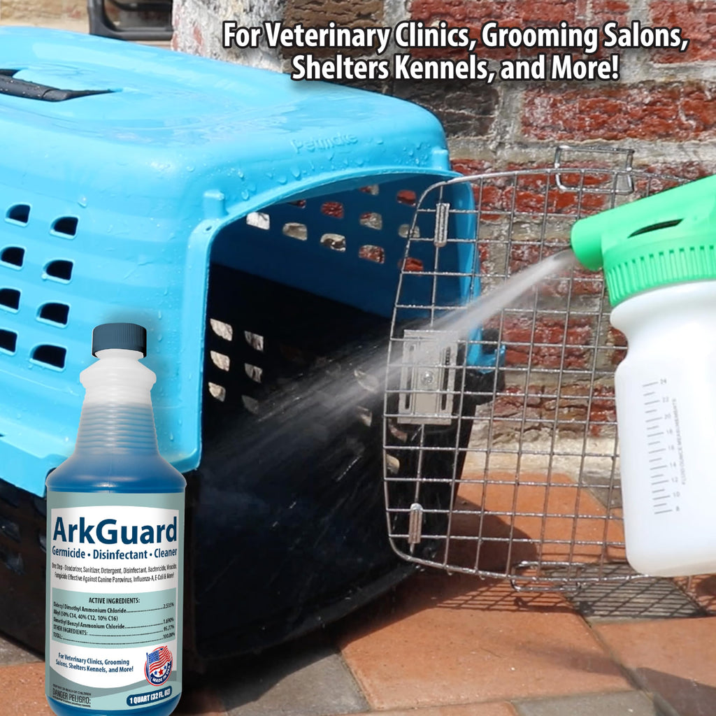 ArkGuard Kennel Disinfectant, Cleaner & Deodorizer - Quart Concentrate