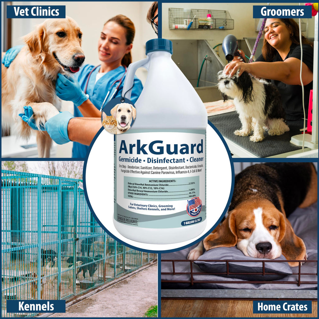 ArkGuard Kennel Disinfectant, Cleaner & Deodorizer - Gallon Concentrate