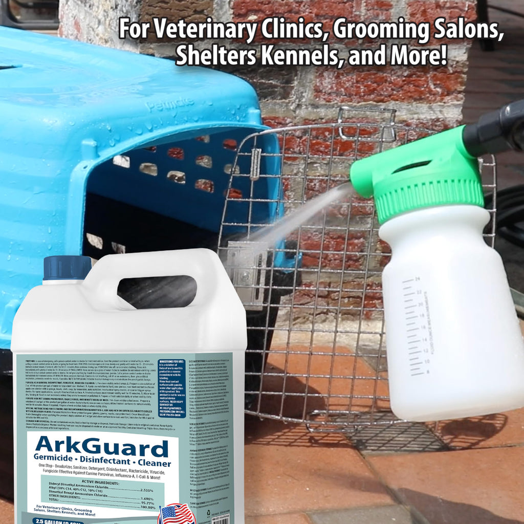ArkGuard Kennel Disinfectant, Cleaner & Deodorizer - Gallon Concentrate